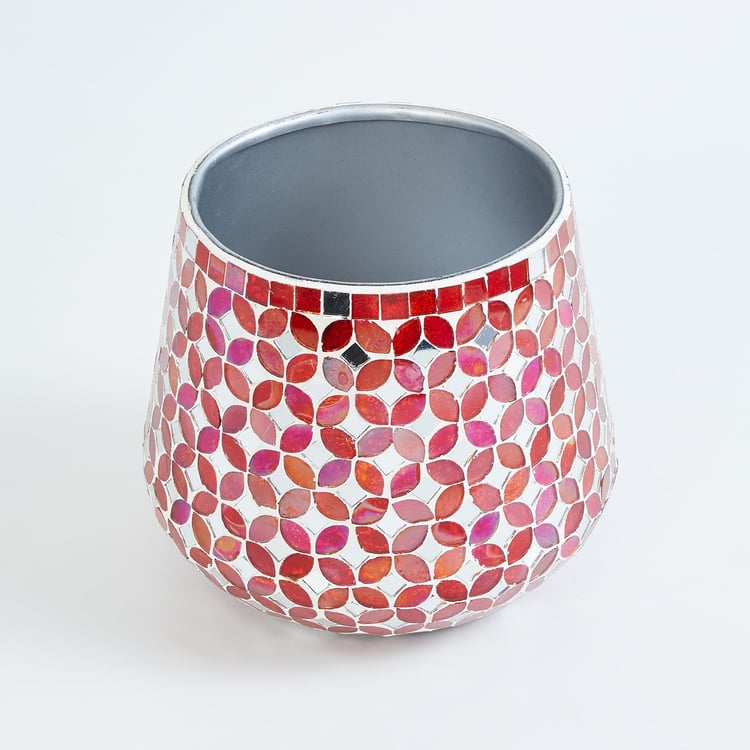 Corsica Metal Mosaic Vase