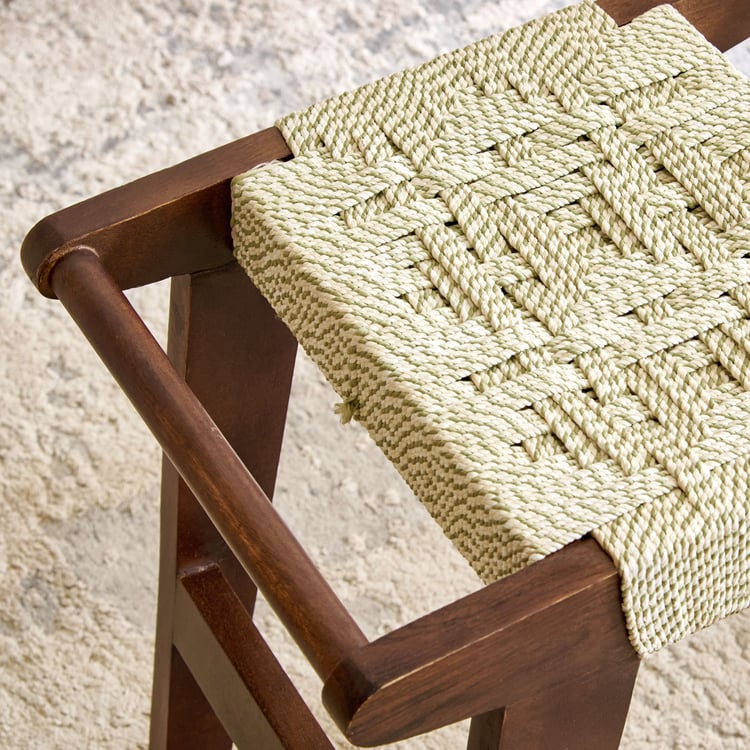 Cooper Mango Wood Stool - Brown