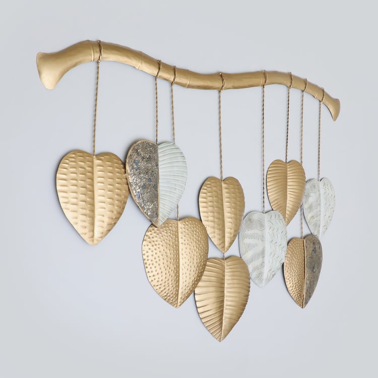 VEDAS Metal Betel Leaf Wall Art