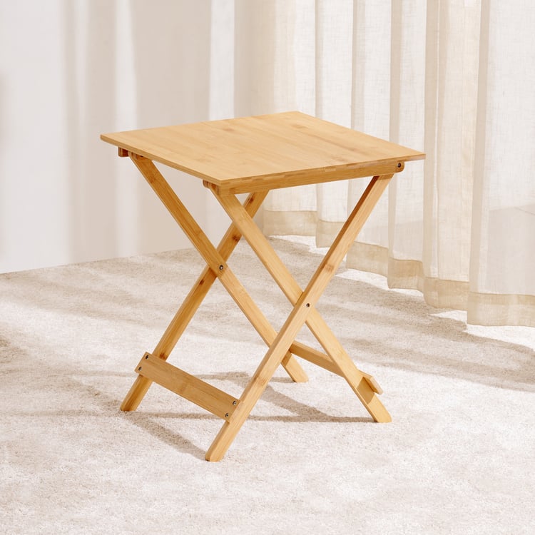 Midori Bamboo Folding Table - Brown