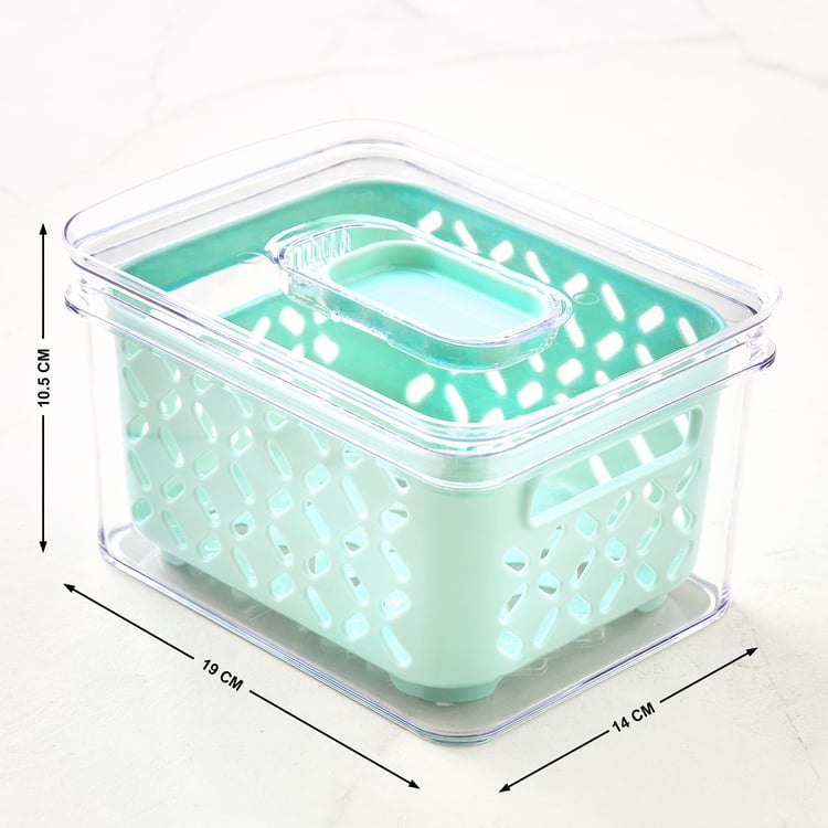 Orion Elfin PET Fridge Storage Basket with Lid