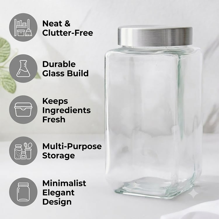 Pacific Blithe Glass Canister - 1000ml