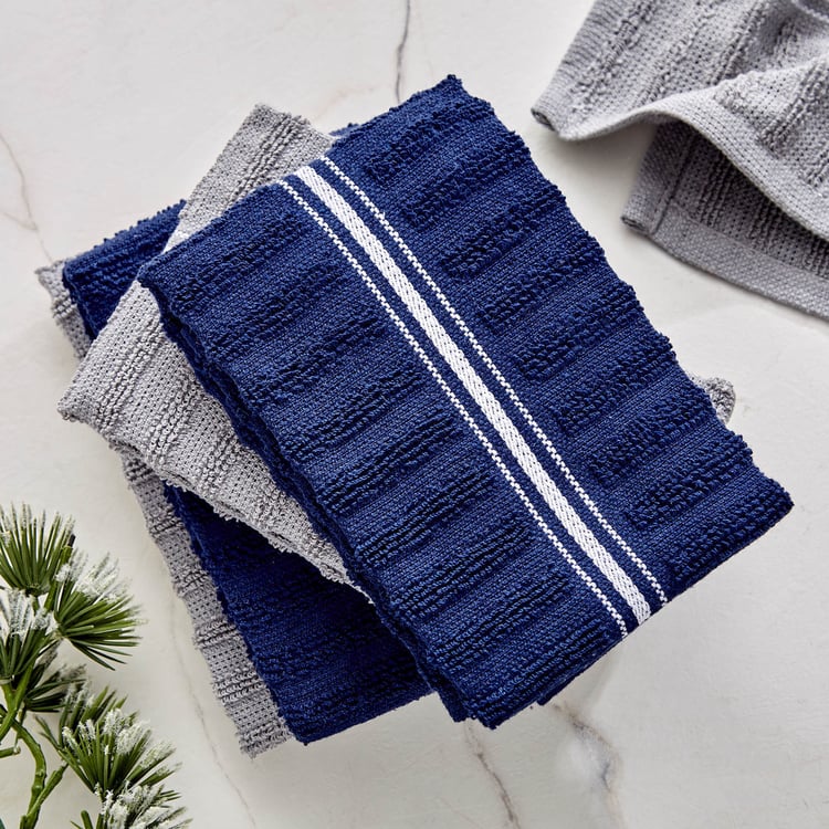 Fervid Set of 5 Striped Dish Cloth