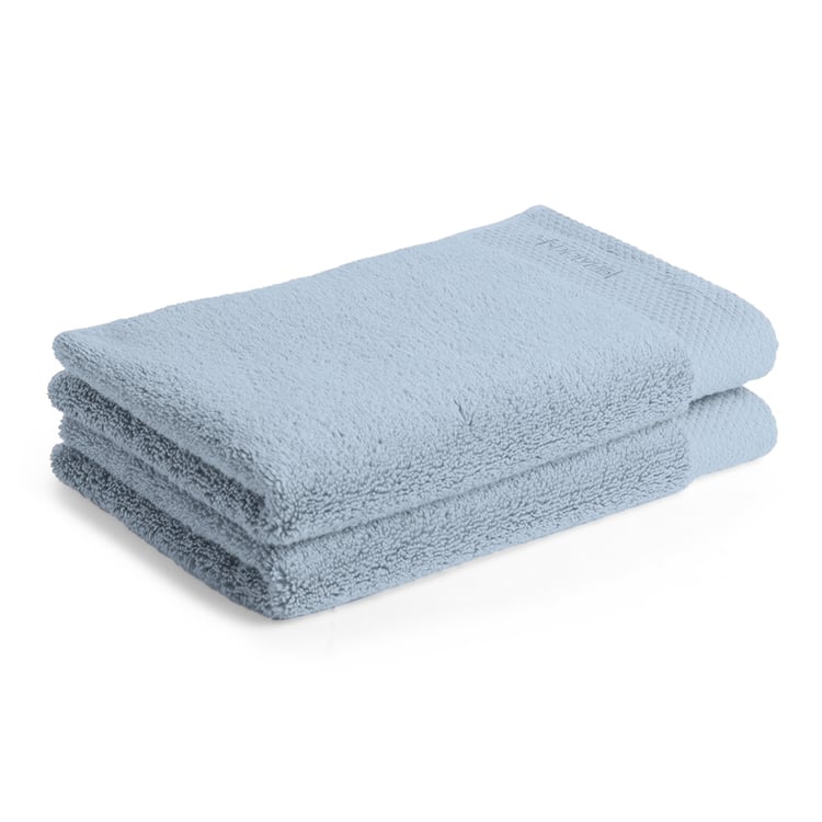 SPACES Luxury Set of 2 Egyptian Cotton Hand Towels - 60x40cm