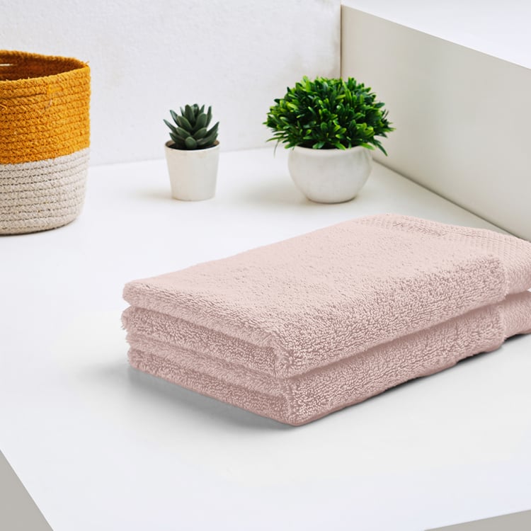 SPACES Luxury Egyptian Cotton Set of 2 Hand Towels - 60x40cm