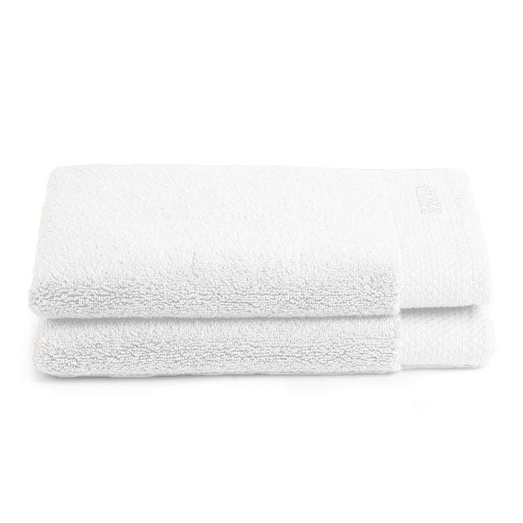 SPACES Luxury Egyptian Set of 2 Cotton Hand Towels - 60x40cm