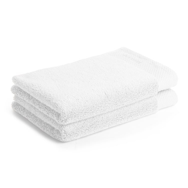 SPACES Luxury Egyptian Set of 2 Cotton Hand Towels - 60x40cm