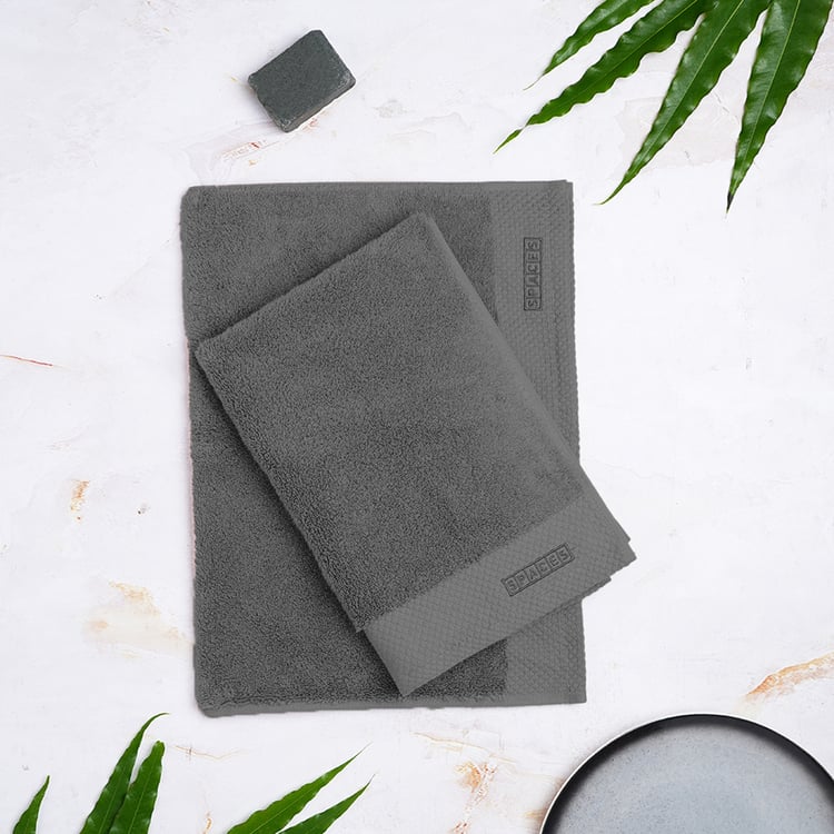 SPACES Luxury Egyptian Set of 2 Cotton Hand Towels - 60x40cm