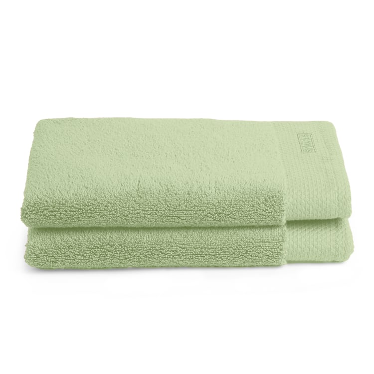 SPACES Luxury Set of 2 Egyptian Cotton Hand Towels - 60x40cm