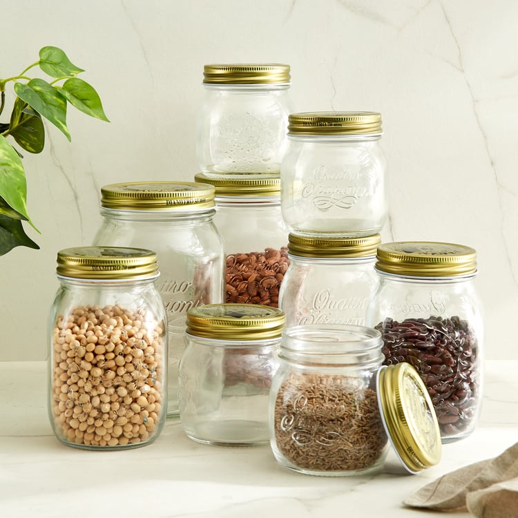 Siattle Vixen Set of 9 Glass Storage Canisters