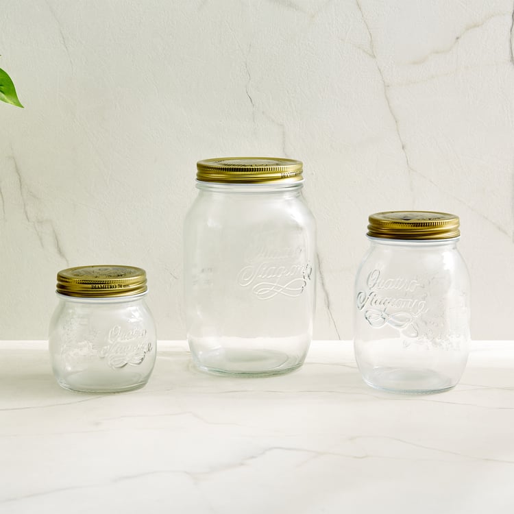 Siattle Vixen Set of 9 Glass Storage Canisters