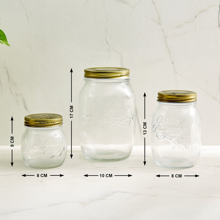 Siattle Vixen Set of 9 Glass Storage Canisters