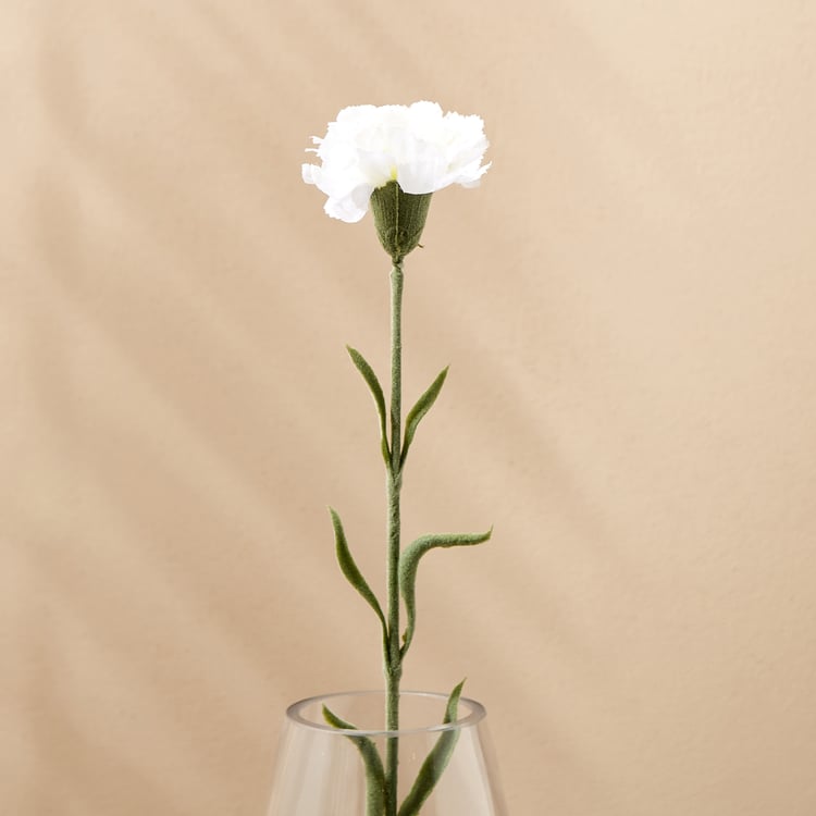 Botanical Florid Artificial Carnation Flower Stick - 60cm