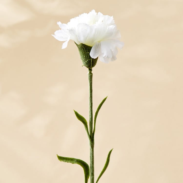 Botanical Florid Artificial Carnation Flower Stick - 60cm