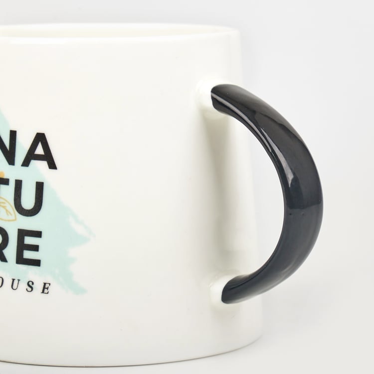 Corsica Zest Bone China Printed Mug - 430ml