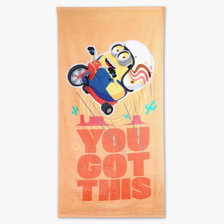 SPACES Universal Minions-2 Kids Cotton Bath Towel - 130x67cm