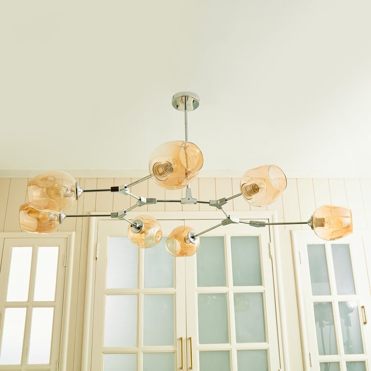 Melody Shellacs Glass Pendant Lamp