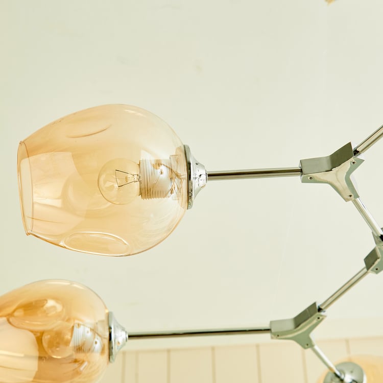 Melody Shellacs Glass Pendant Lamp