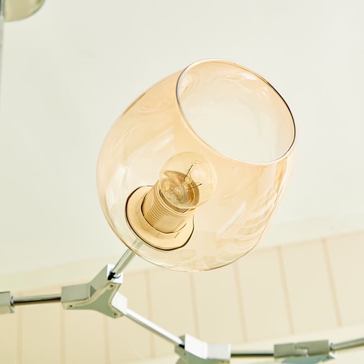 Melody Shellacs Glass Pendant Lamp