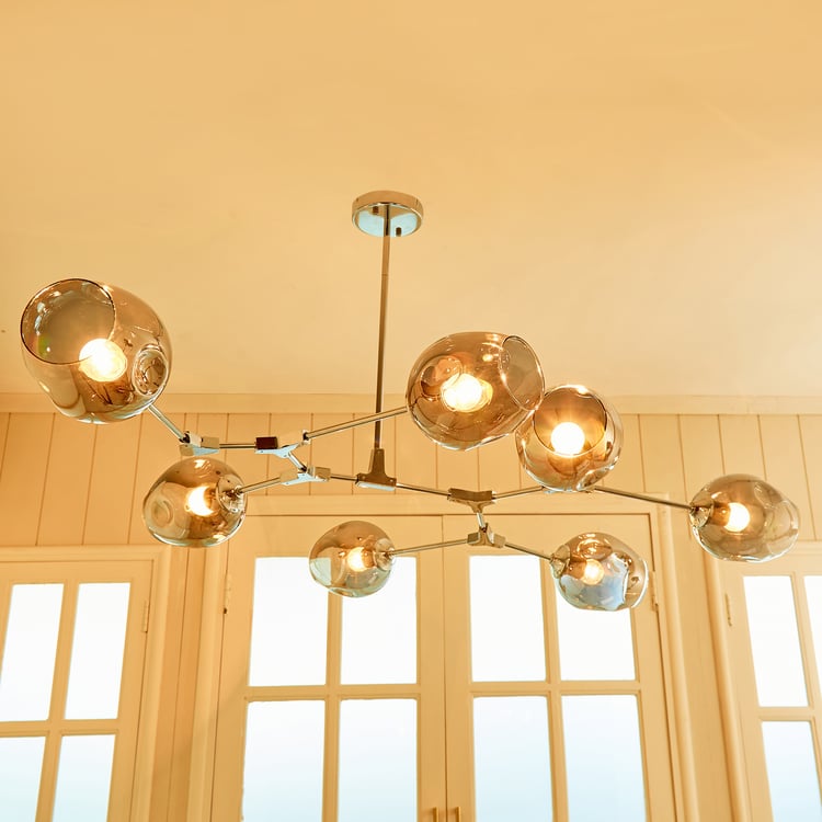 Melody Shellacs Glass Cluster Pendant Lamp