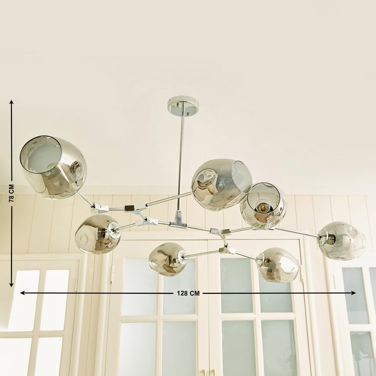 Melody Shellacs Glass Cluster Pendant Lamp