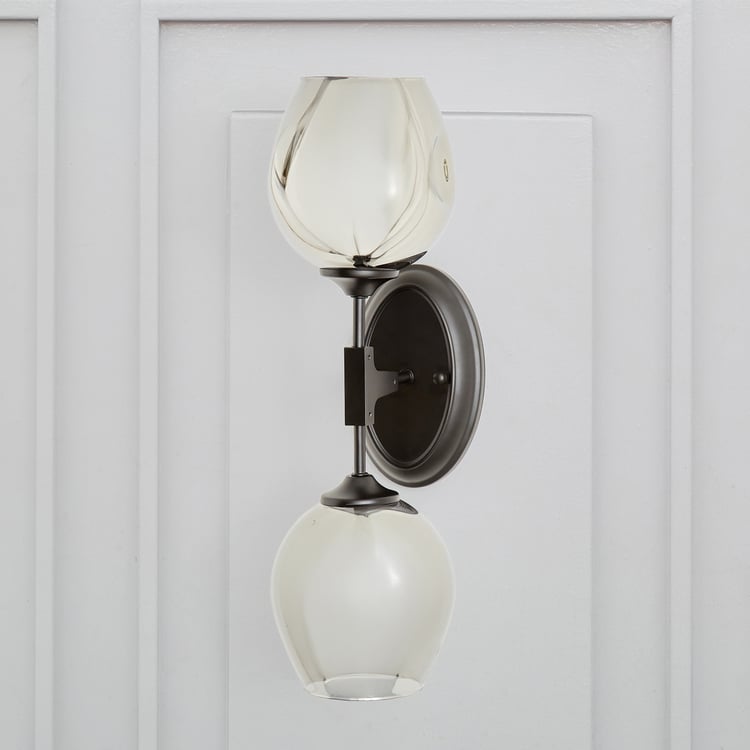 Melody Shellacs Glass Wall Lamp