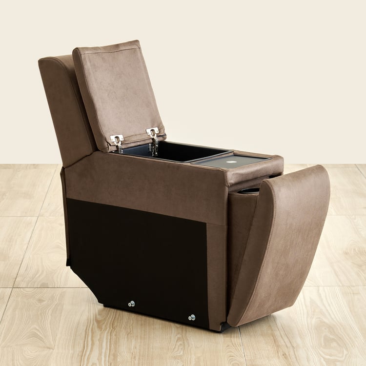 Denver Fabric Console - Brown