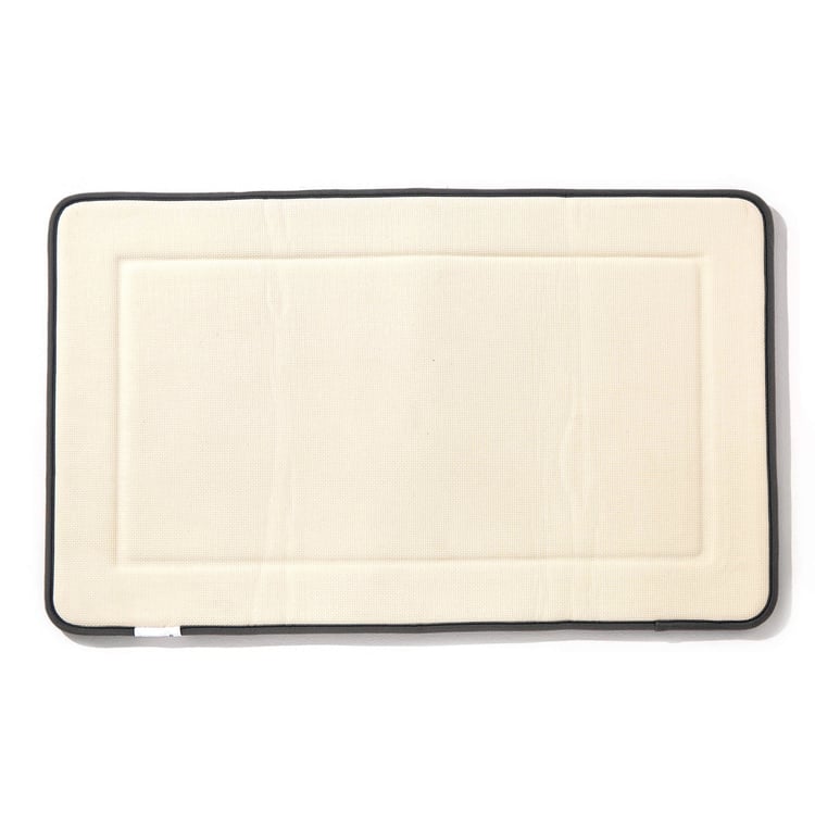 Buttercup Zenith Memory Foam Embossed Bath Mat - 80x50cm