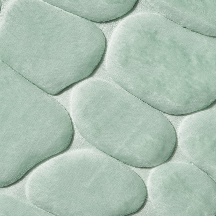 Buttercup Zenith Embossed Memory Foam Bath Mat - 80x50cm