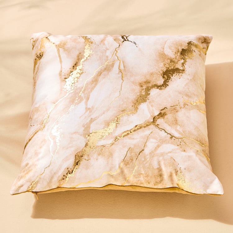 Eternity Vogue Foil Print Filled Cushion - 40x40cm