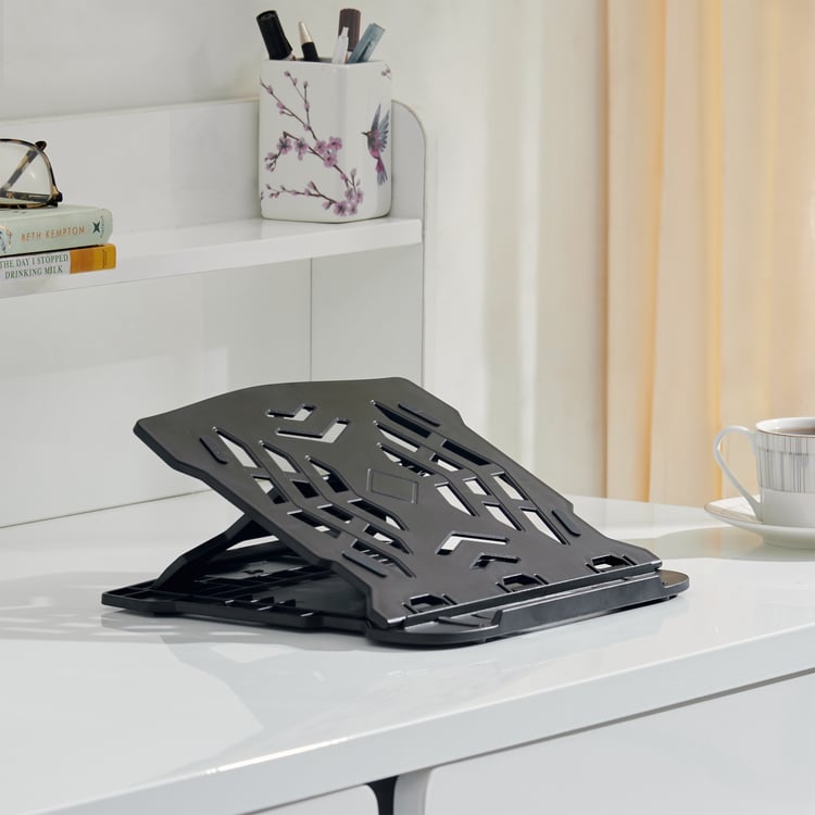 Lapso Polystyrene Laptop Cooling Stand - Black