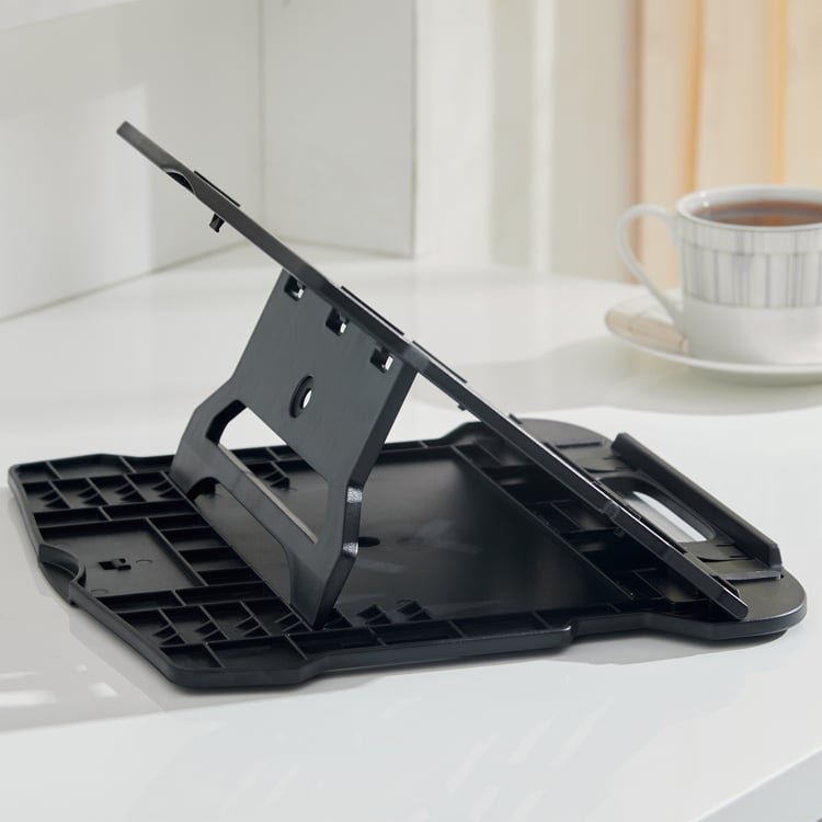 Lapso Polystyrene Laptop Cooling Stand - Black