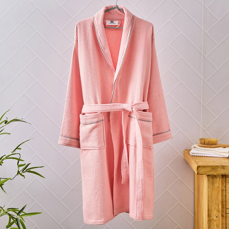 Prospero Waffle Cotton Adult Bathrobe, M