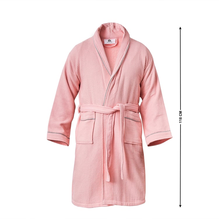 Prospero Waffle Cotton Adult Bathrobe, M