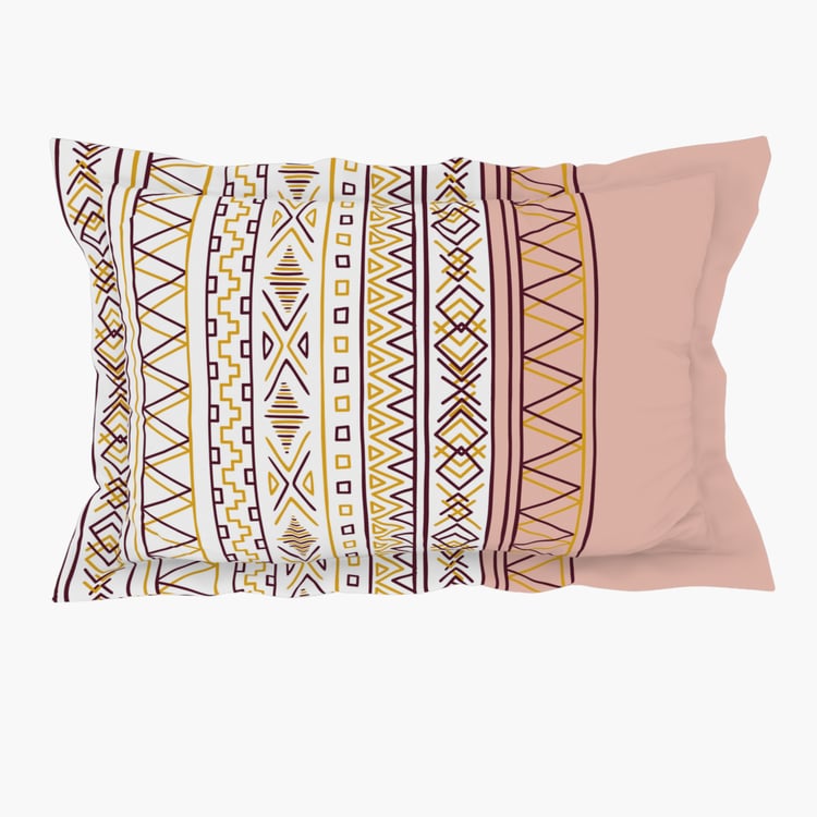 SPACES Gypsy 144TC Cotton Printed 3Pcs King Bedsheet Set