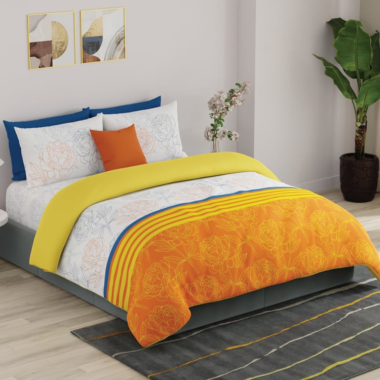 UNITED COLORS OF BENETTON Rainbow Cotton Printed Double Comforter