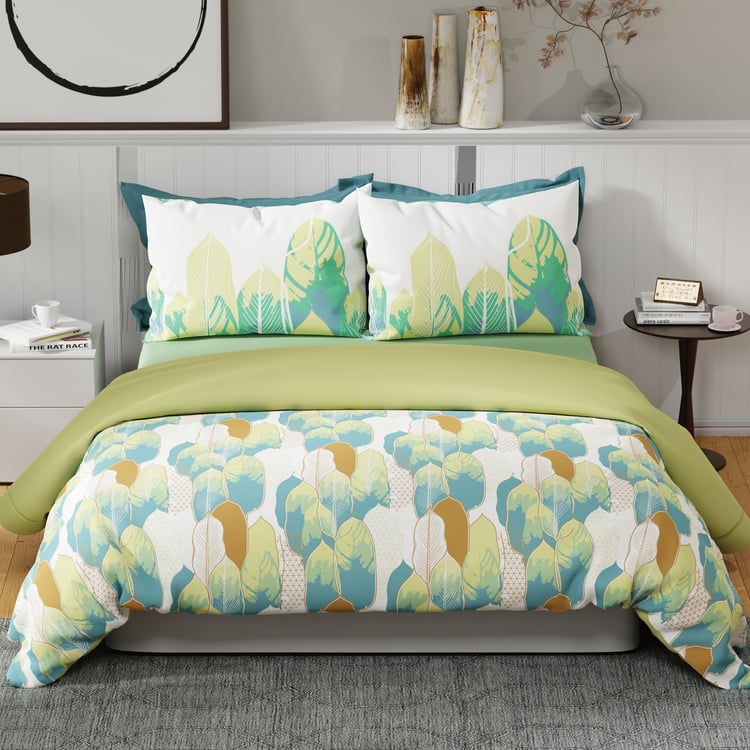 UNITED COLORS OF BENETTON Safari Cotton 144TC Printed 3Pcs King Bedsheet Set