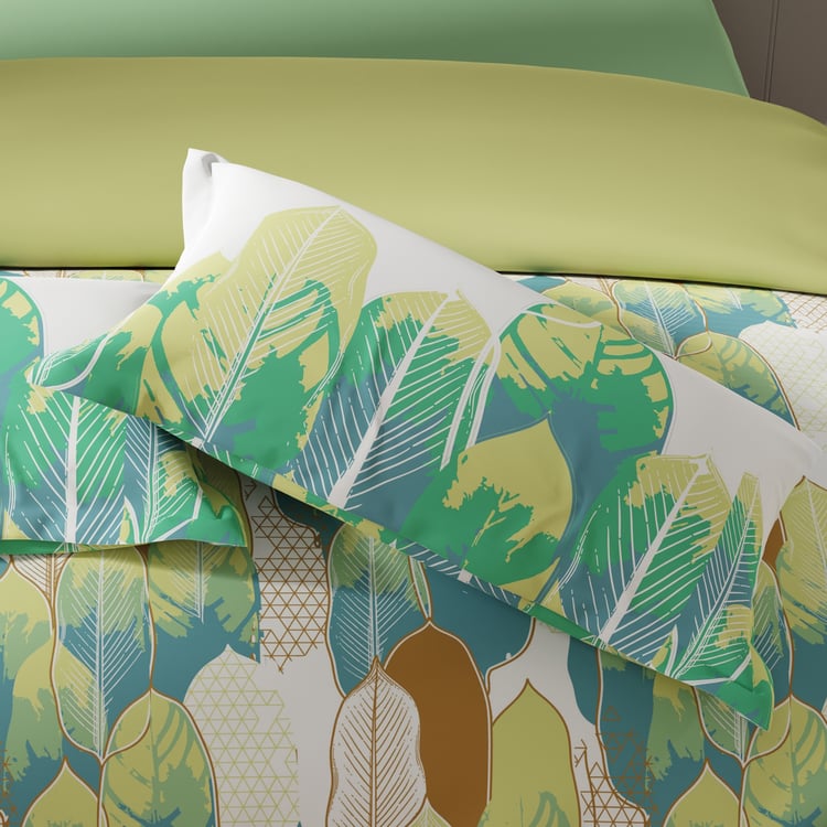 UNITED COLORS OF BENETTON Safari Cotton 144TC Printed 3Pcs King Bedsheet Set