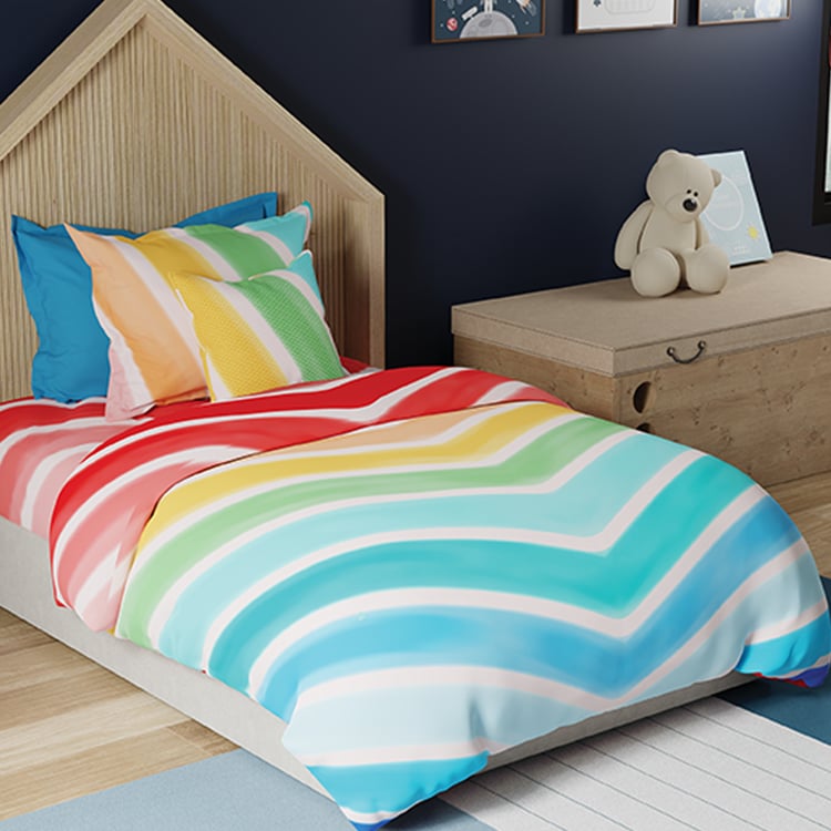 UNITED COLORS OF BENETTON Kids Cotton 210TC Printed 2Pcs Single Bedsheet Set