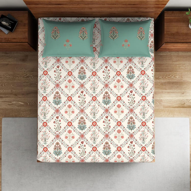 SPACES Everyday Essentials Cotton Printed Double Quilt