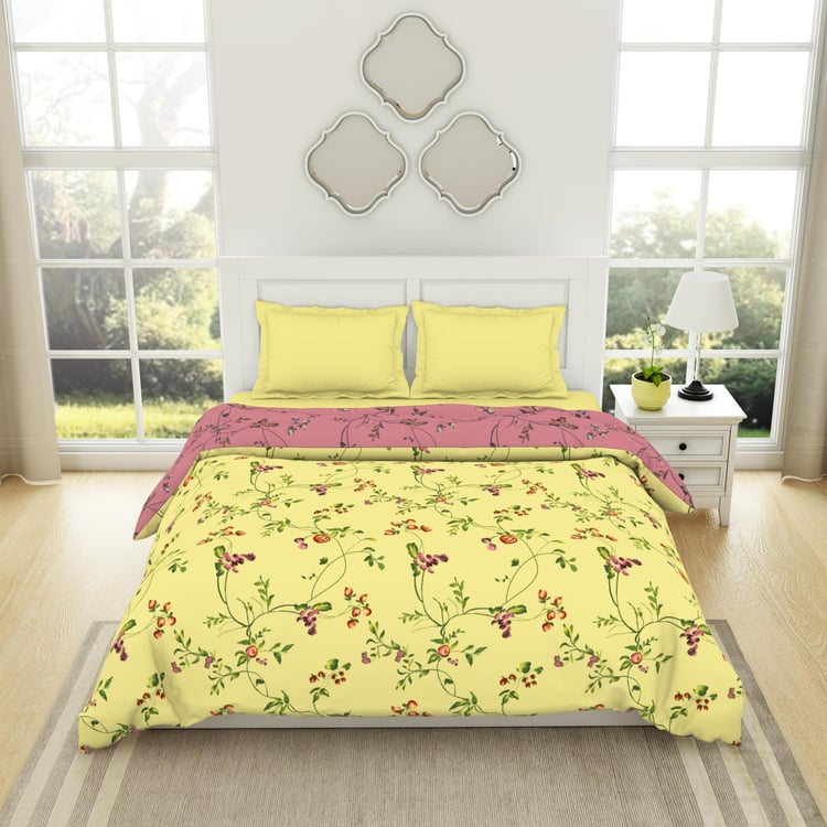 SPACES Lattice Cotton Printed Double Quilt