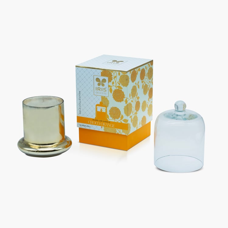 IRIS Celeste Choco Orange Scented Bell Jar Candle