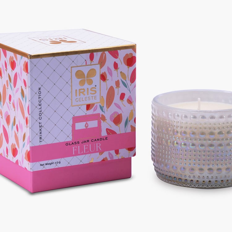 IRIS Celeste Trinket Fleur Scented Jar Candle