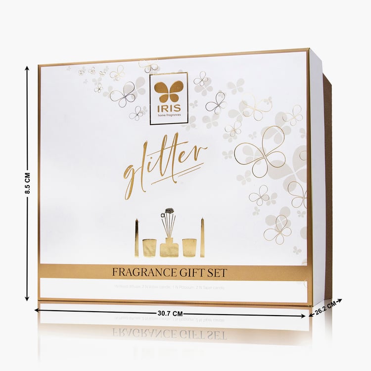 IRIS Glitter 6Pcs Gold Musk Fragrance Gift Set