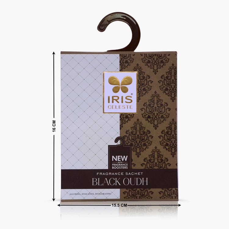 IRIS Celeste Black Oudh Fragrance Sachet - 15g