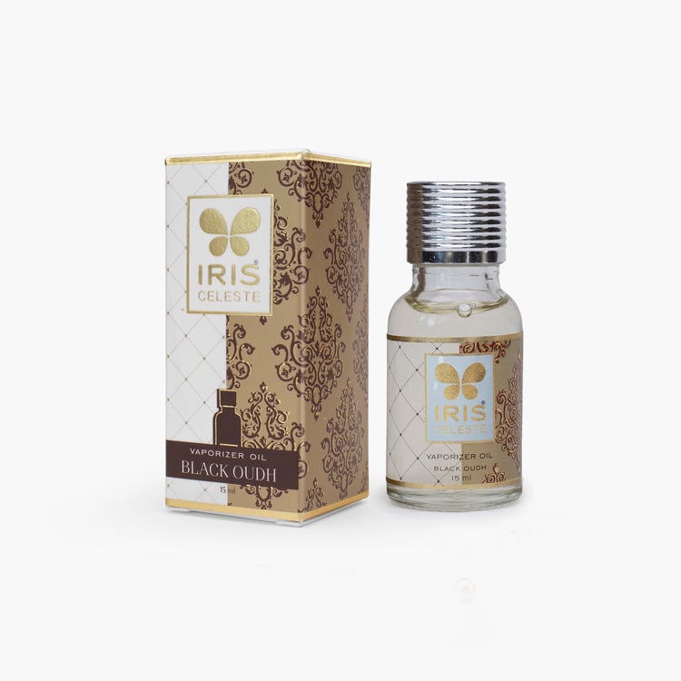 IRIS Celeste Black Oudh Fragrance Vaporiser Oil - 15ml