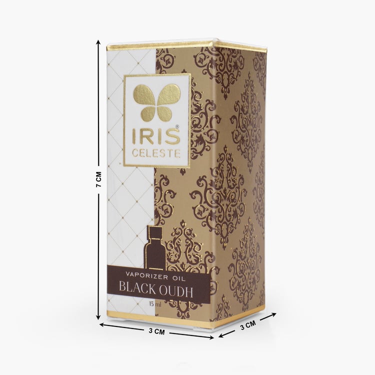 IRIS Celeste Black Oudh Fragrance Vaporiser Oil - 15ml