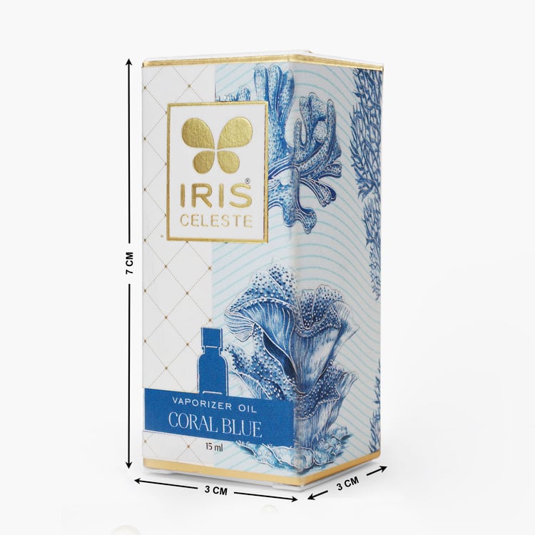 IRIS Celeste Coral Blue Fragrance Vaporiser Oil - 15ml