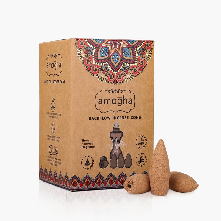 IRIS Amogha 30Pcs Blackflow Incense Cones