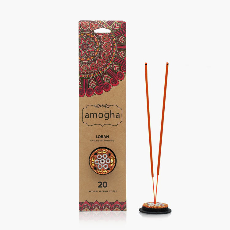 IRIS Amogha 20Pcs Loban Incense Stick Set